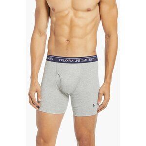 Polo Ralph Lauren Classic Fit Cotton Boxer Brief 5-Pack 100% Cotton Mens Medium